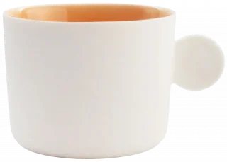 ETER Šálek na kávu 150 ml, lososový / VERLO