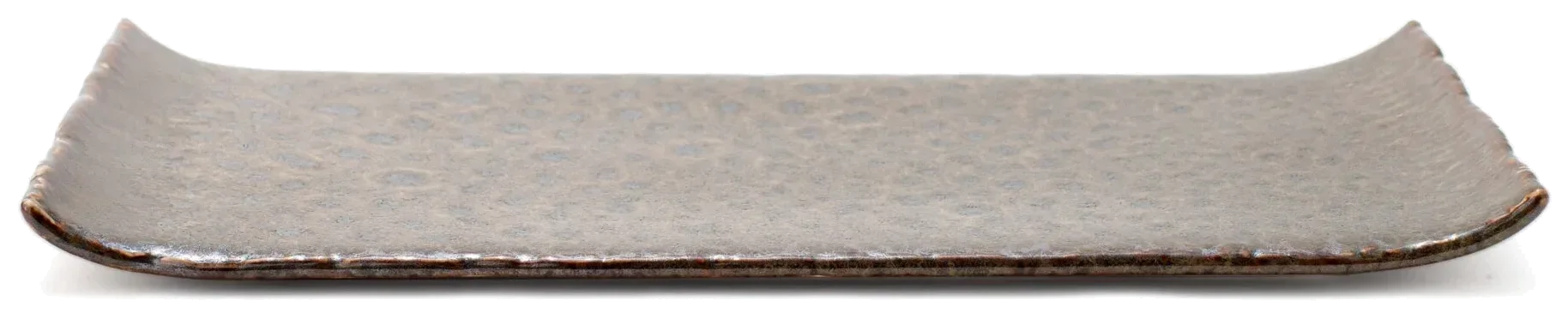 VERLO Obdélníkový talíř ALGA 34x15 cm zelený