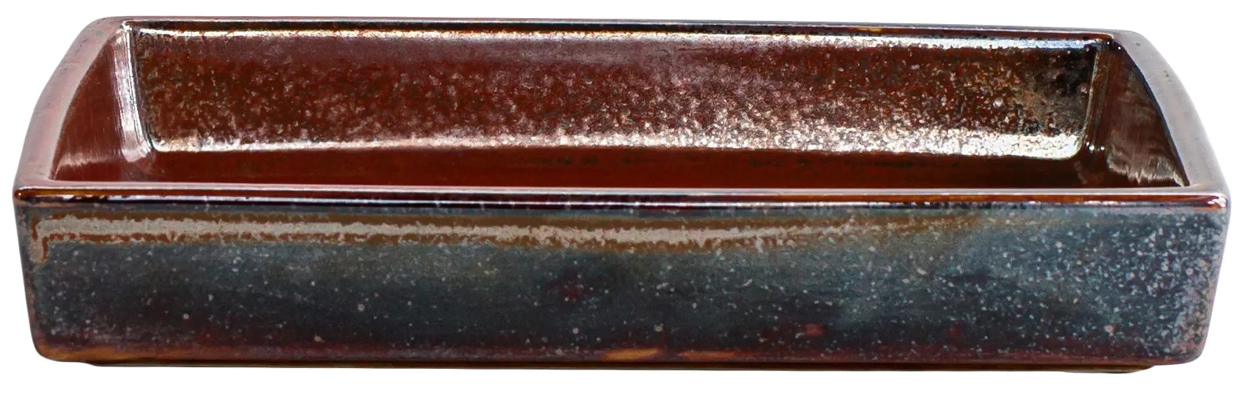 VERLO Obdélníkový hluboký talíř FLAME 22,5x17,5 cm