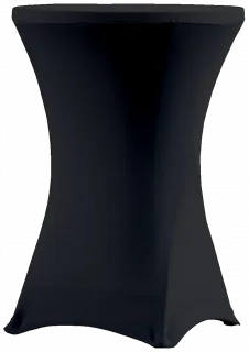 Černý potah na koktejlový stůl / VERLO