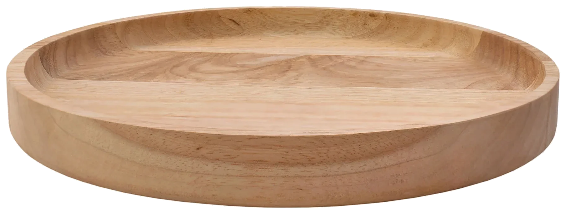 Kulatý dřevěný talíř 30 cm mango / VERLO