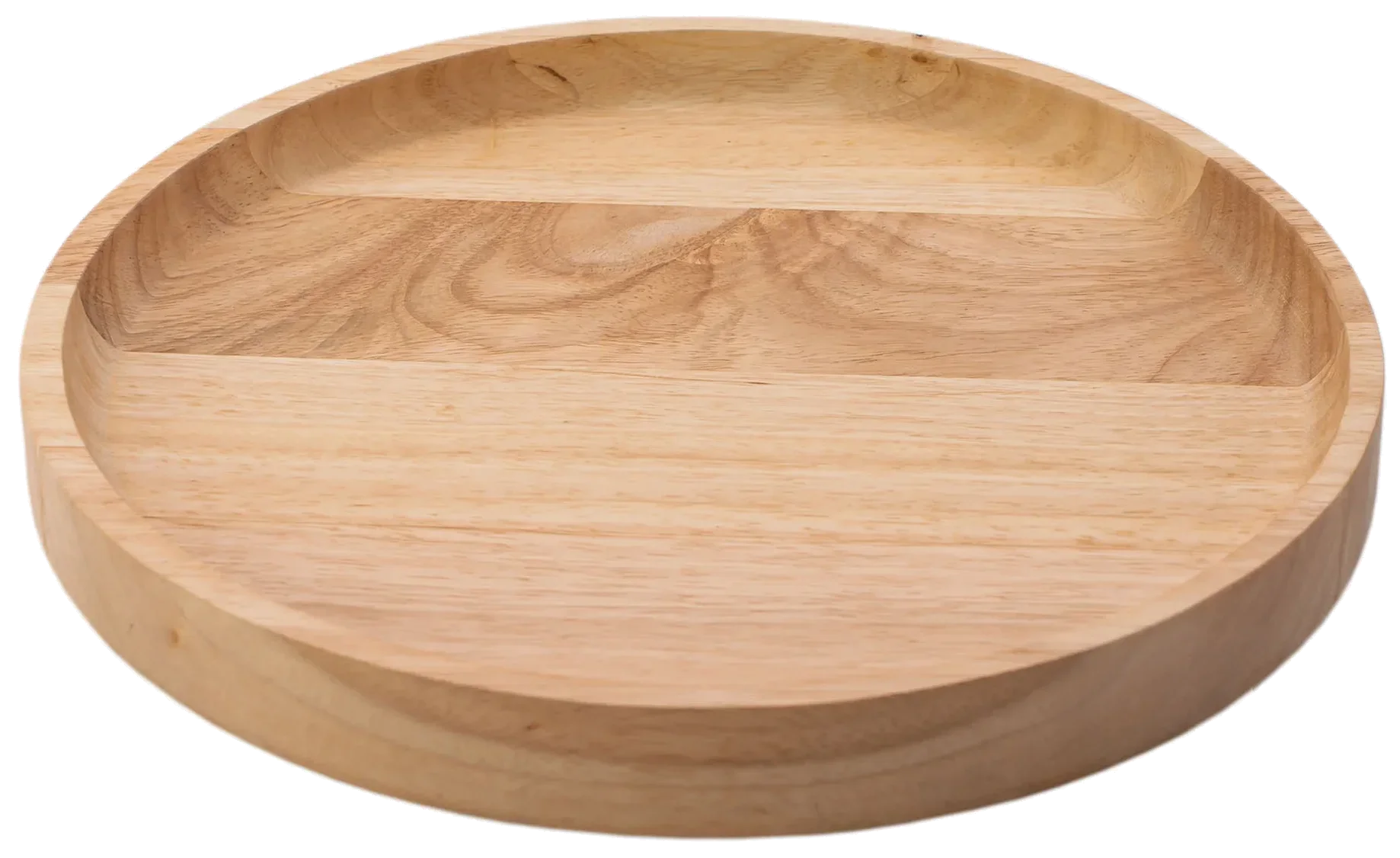 Kulatý dřevěný talíř 30 cm mango / VERLO