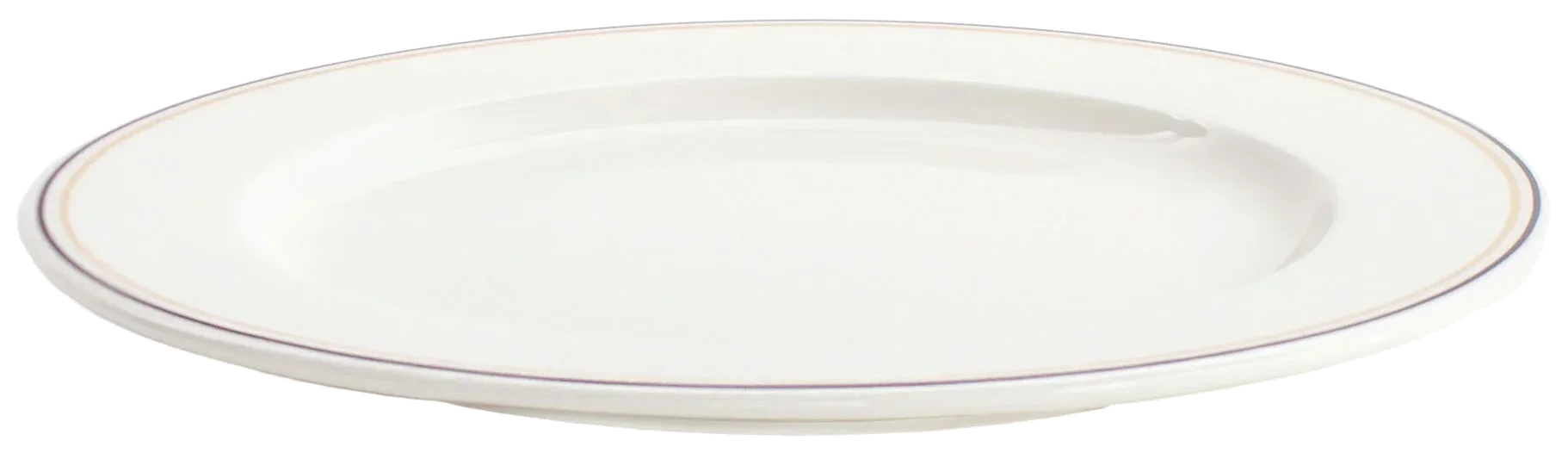 VERLO Mělký talíř FORTE LINO černo-béžové pruhy 29 cm