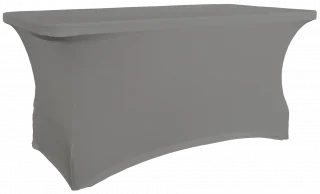 Potah na obdélníkový stůl 152,4 cm šedý / VERLO