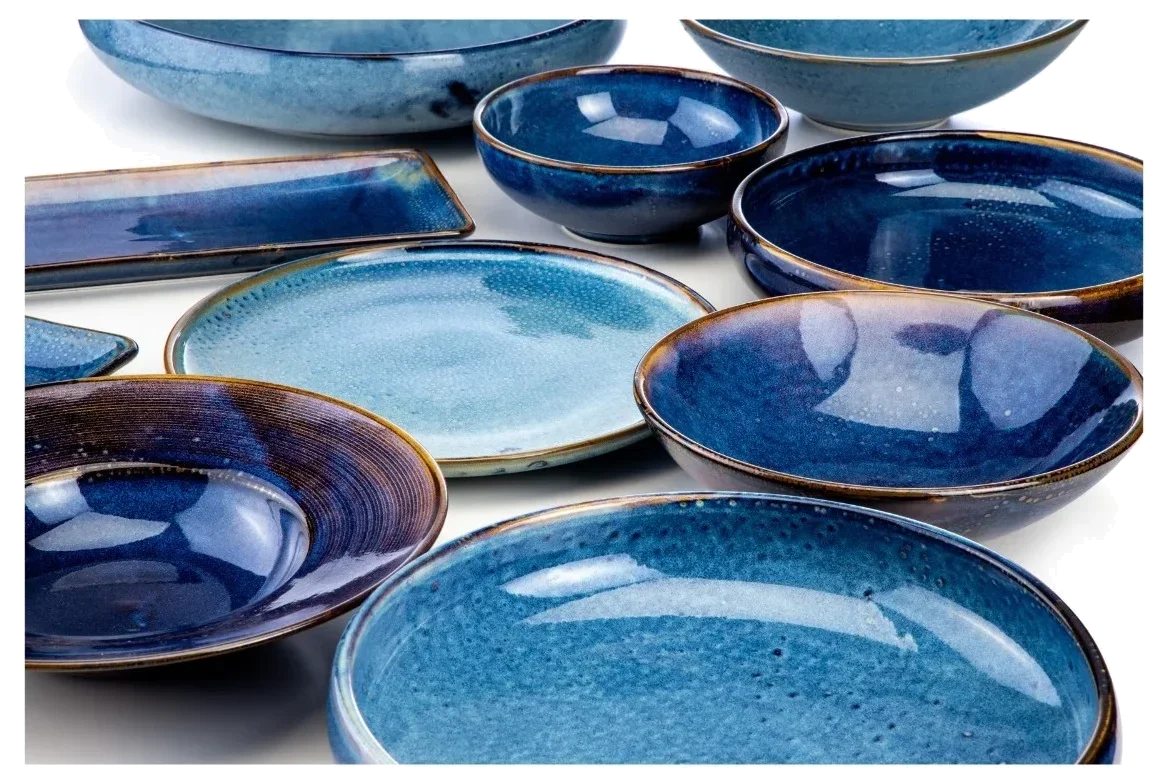 DEEP BLUE Hluboký talíř 23,5 cm / VERLO