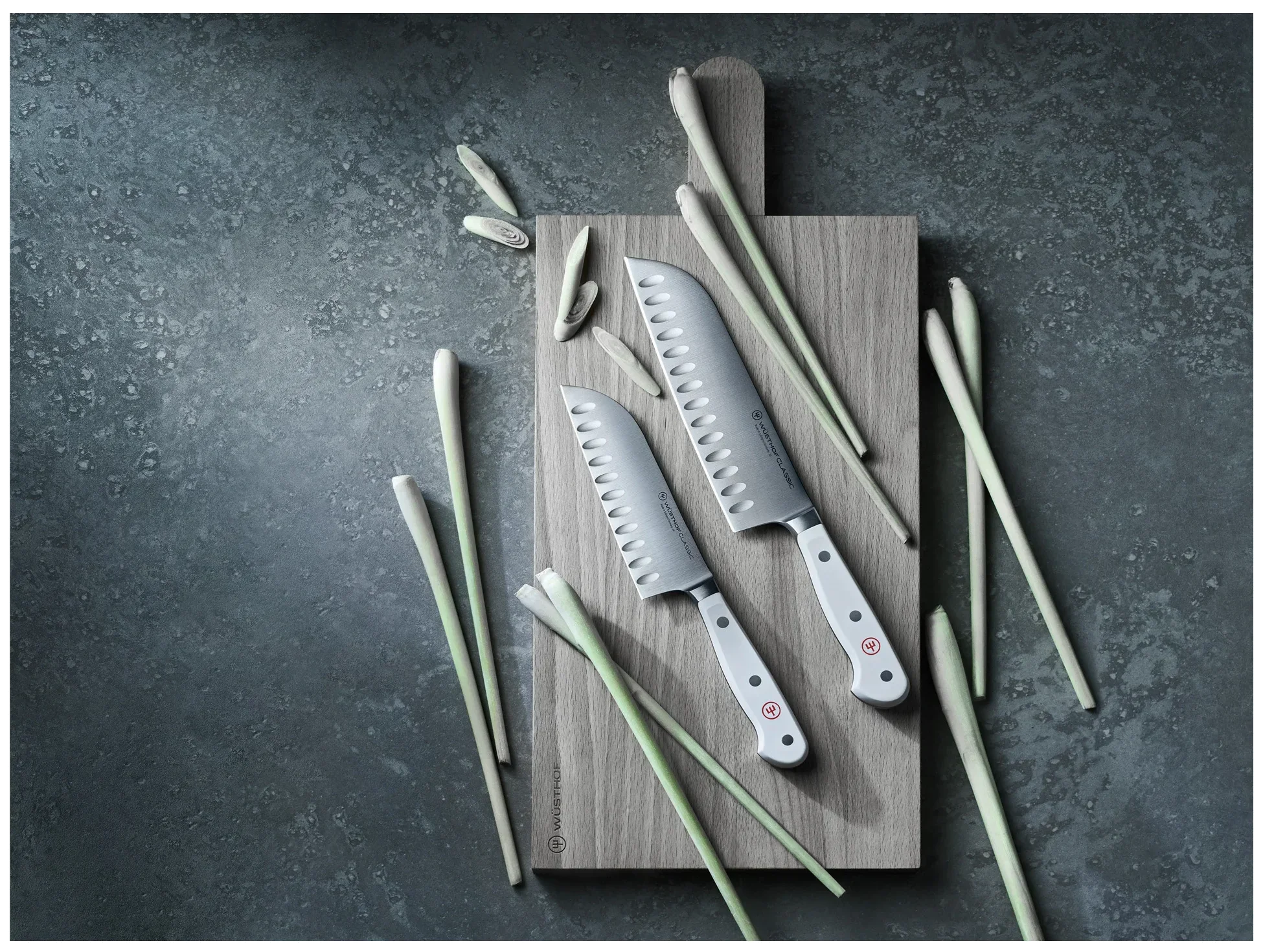CLASSIC WHITE Nůž santoku 17/30 cm / WÜSTHOF
