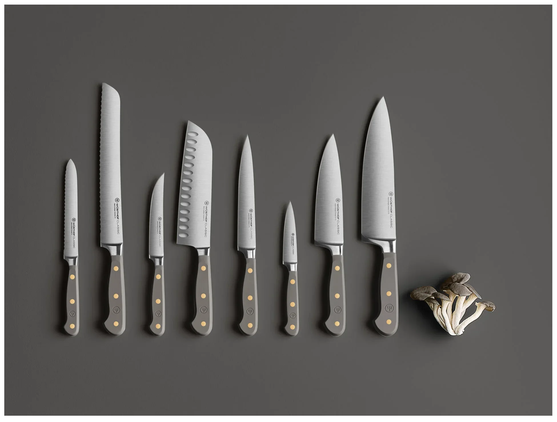 CLASSIC COLOUR Nůž Santoku 17/30,3 cm šedý / WÜSTHOF