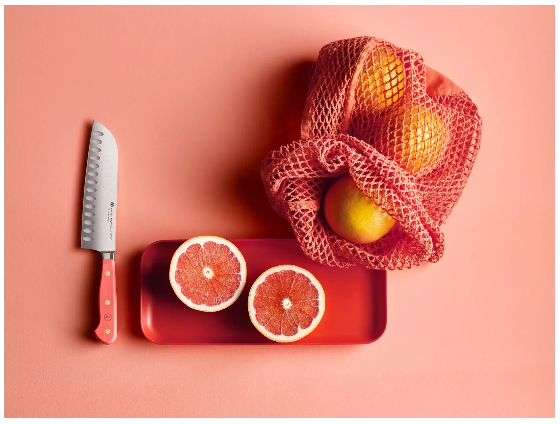CLASSIC COLOUR Nůž Santoku 17/30,3 cm broskvový / WÜSTHOF