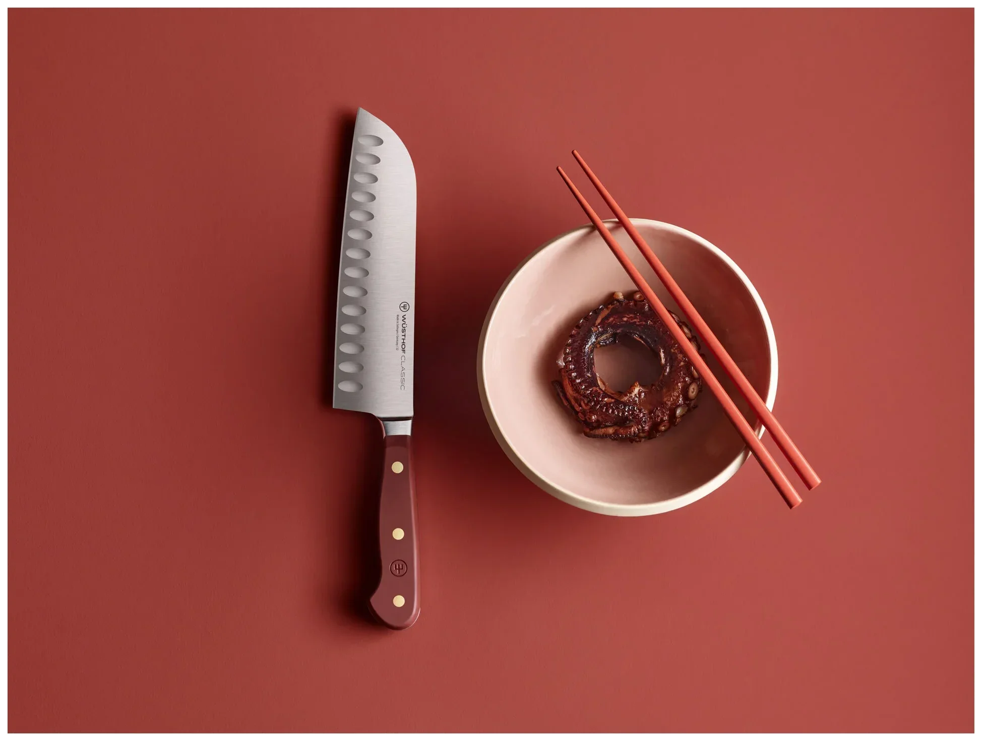 CLASSIC COLOUR Nůž Santoku 17/30,3 cm hnědý / WÜSTHOF
