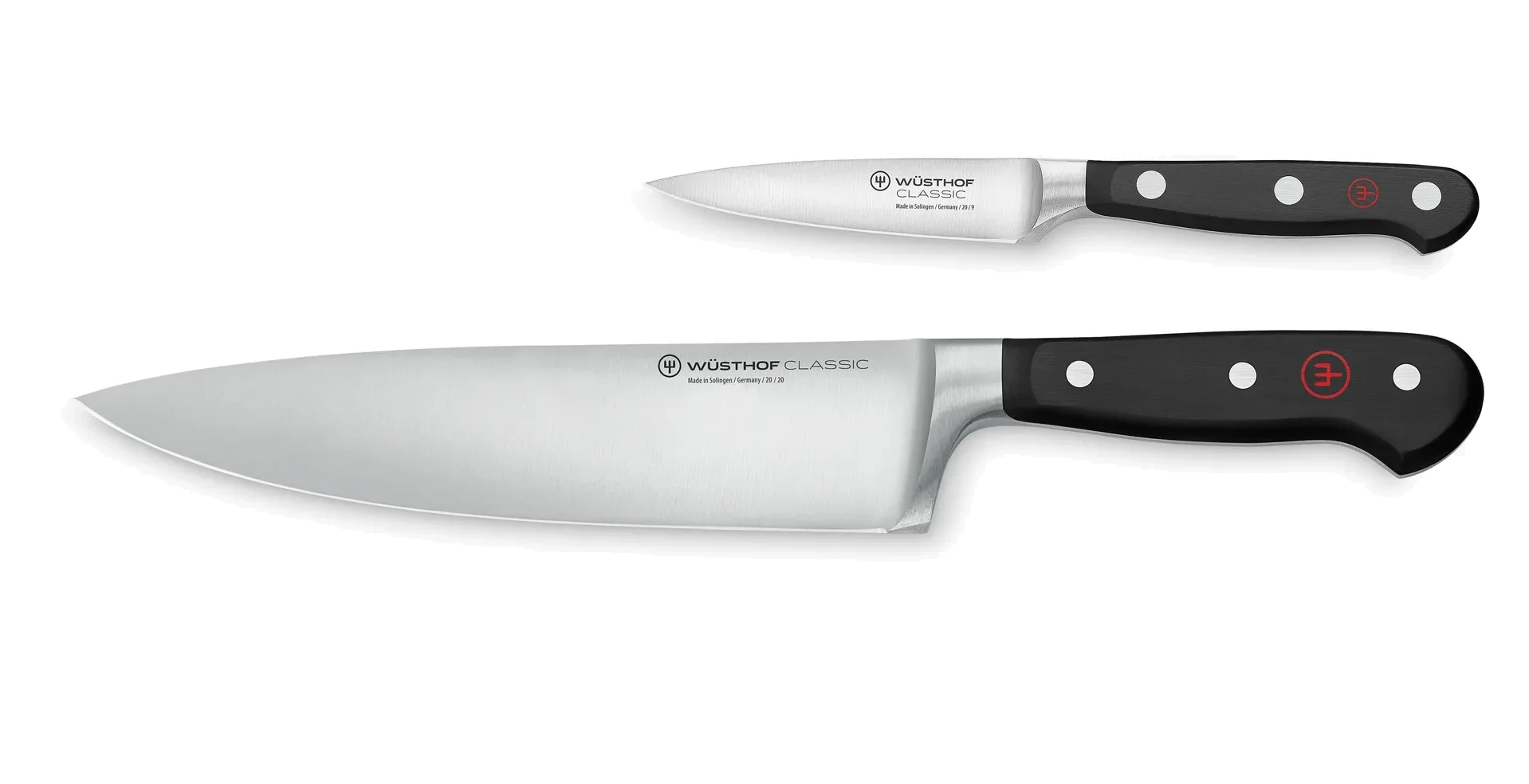 CLASSIC Sada - Kuchařský nůž 20 cm a nůž na zeleninu 9 cm / WÜSTHOF