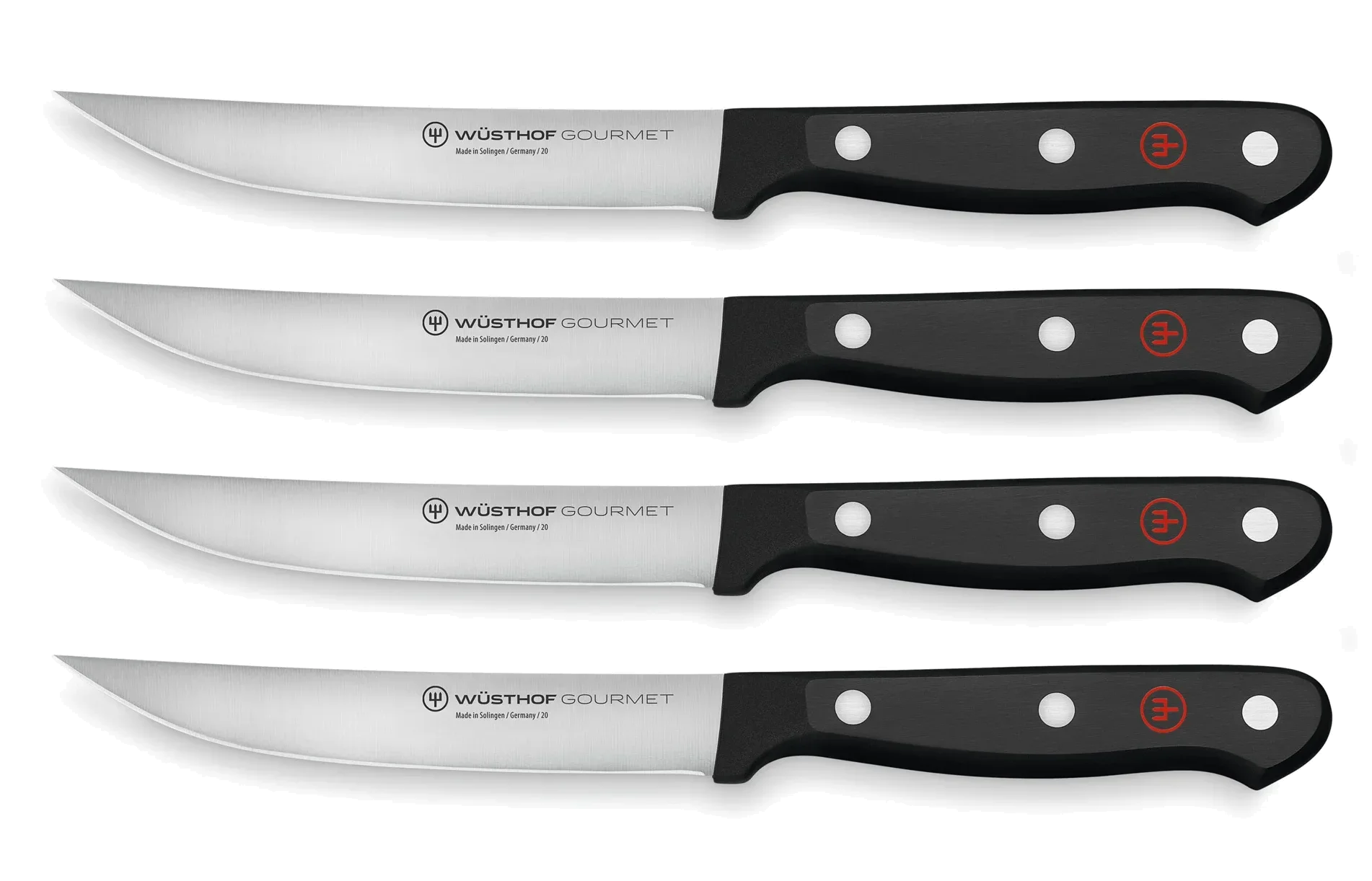 GOURMET Sada 4 steakových nožů 12 cm / WÜSTHOF