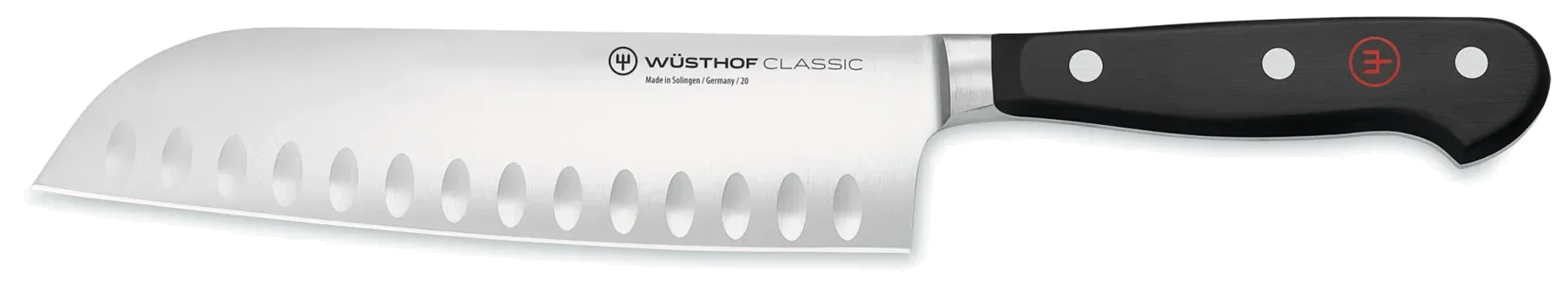 CLASSIC Nůž Santoku s výbrusy na čepeli 17 cm / WÜSTHOF