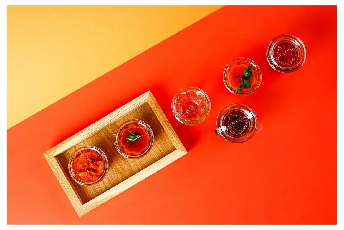 Sklenice na zavařování BAKERY s víkem 80 ml bal.12 ks / WECK