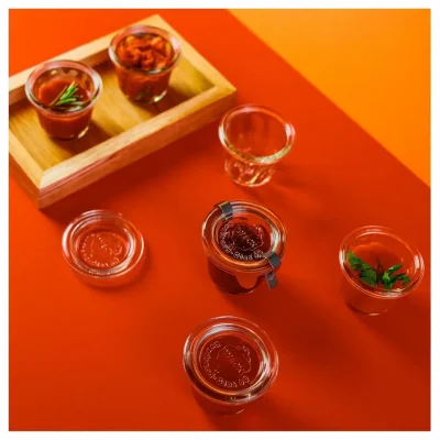 Sklenice na zavařování BAKERY bez víka 80 ml bal.12 ks / WECK