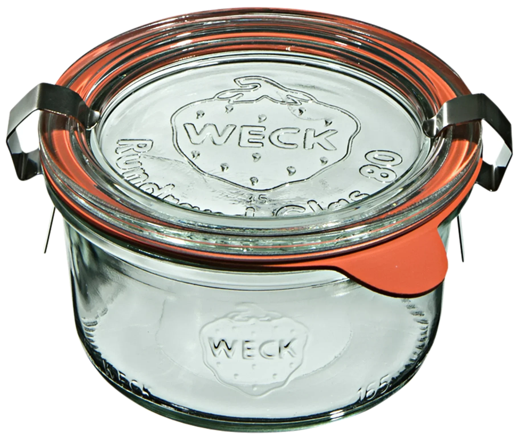 Mini słoik MINI-STURZ z pokrywką, uszczelką i 2 zapinkami 165 ml op. 12 szt. / WECK