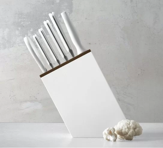 Blok z 6-oma nożami CLASSIC WHITE WÜSTHOF